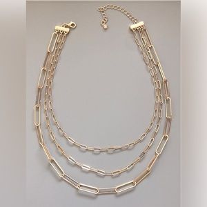 On Trend 3 Chain Necklace